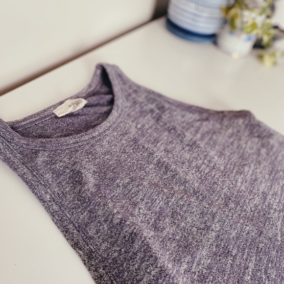 ARITZIA Wilfred Free Cropped Knit Racerback Tank Top - Picture 5 of 5